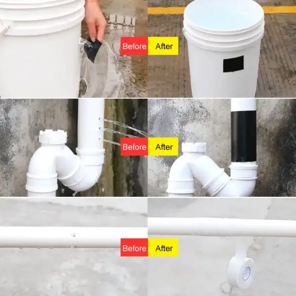 شريط لاصق Flex Tape لمنع تسرب المياه وإصلاح المواسير