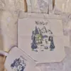 الشنطه الترند (الشتاء) Tote Bag مع حقيبة مكياج هدية مجانية