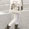 الشنطه الترند (الشتاء) Tote Bag مع حقيبة مكياج هدية مجانية