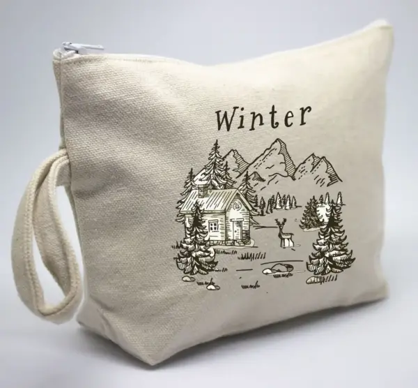 الشنطه الترند (الشتاء) Tote Bag مع حقيبة مكياج هدية مجانية