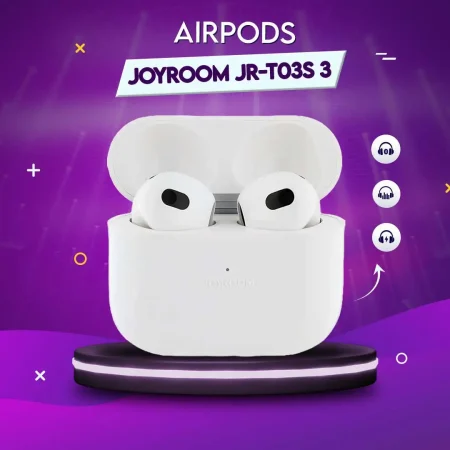 سماعة Airpods Joyroom JR T03S 3 تجربة صوت استثنائية بنظام ستيريو سماعة Airpods Joyroom JR T03S 3 تجربة صوت استثنائية بنظام ستيريو