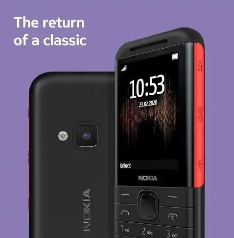 موبايل Nokia 5310 القوي موبايل ثنائي الشريحة ببطارية تدوم طويلاً (1) موبايل Nokia 5310 القوي موبايل ثنائي الشريحة ببطارية تدوم طويلاً