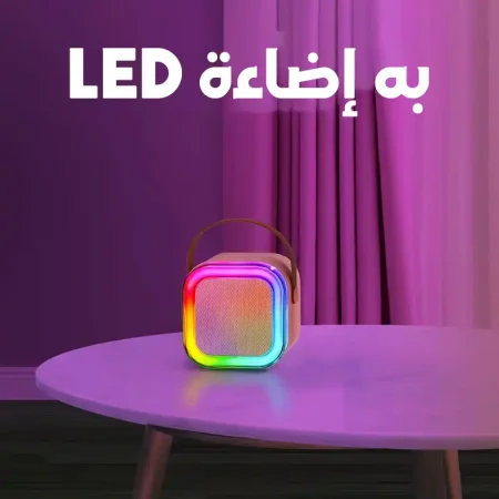 الصب الكاريوكي الترند + 2 مايك هديه استمتع بأجواء النجومية في بيتك