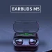 سماعة ايربودز وباور بانك Earbuds M5 سماعة ايربودز وباور بانك Earbuds M5