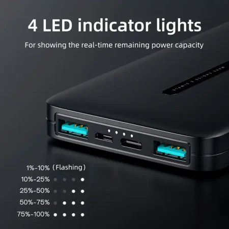 باور بانك جوي روم Power Bank Joyroom 10000Mah T012 باور بانك جوي روم Power Bank Joyroom 10000Mah T012