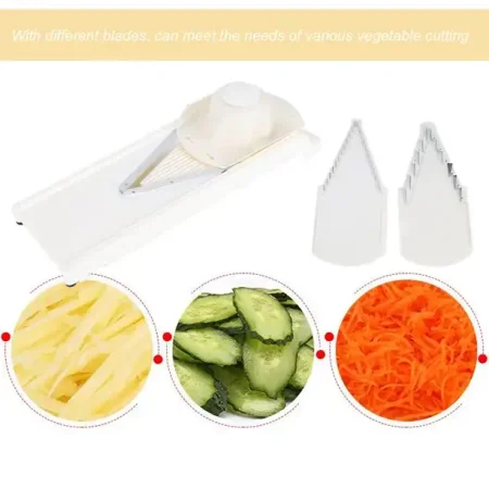 قطاعة V-Slicer مع 5 شفرات لتقطيع كل حاجة في مطبخك