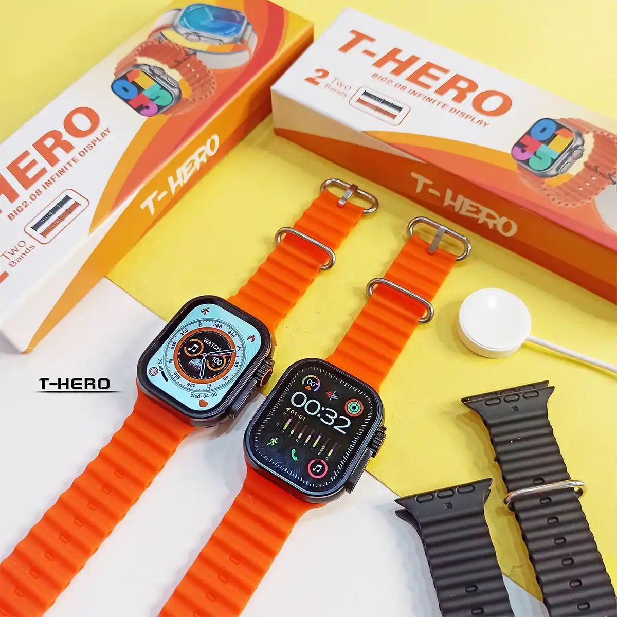 ساعة T Hero الذكية تدعم المكالمات وشحن وايرلس