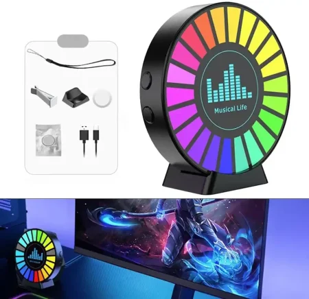 فواحة RGB الذكية بإضاءة تفاعلية مع الموسيقي 2 في 1 فواحة RGB الذكية بإضاءة تفاعلية مع الموسيقي 2 في 1