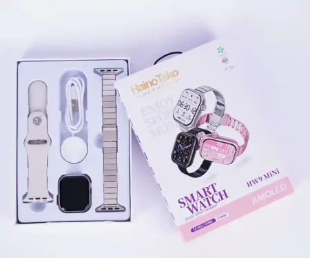 ساعة ذكية Haino Teko HW9 Mini بشاشة AMOLED ومتابعة صحية دقيقة ساعة ذكية Haino Teko HW9 Mini بشاشة AMOLED ومتابعة صحية دقيقة