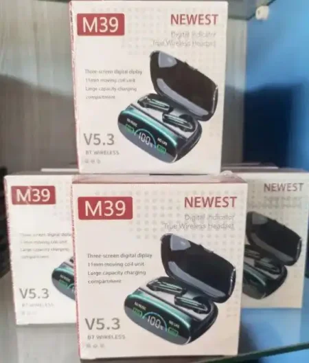 سماعة بلوتوث M39 بصوت نقي واتصال مستقر ومقاومة للمياه سماعة بلوتوث M39 بصوت نقي واتصال مستقر ومقاومة للمياه