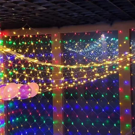 شبكة اضواء رمضان LED ديكور مضيء للمناسبات والاحتفالات شبكة اضواء رمضان LED ديكور مضيء للمناسبات والاحتفالات