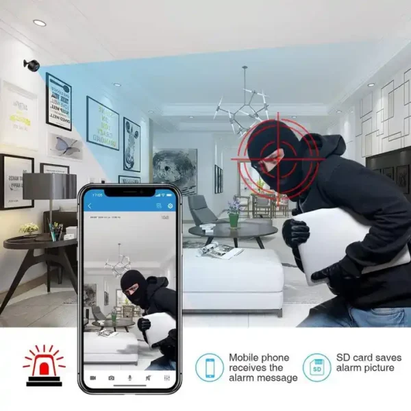 كاميرا مراقبة لاسلكية A9 PRO بجودة عالية وذاكرة حتى 128 جيجا