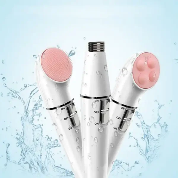 جهاز تنظيف البشرة وإزالة الشعر Rozia FaceSpa متعدد الرؤوس للسيدات
