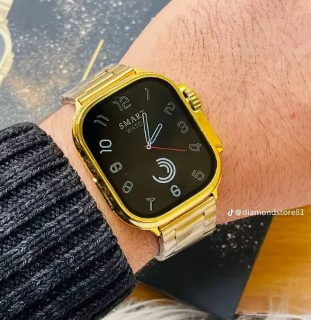 ساعة X8 Ultra Max الذكية الاصدار الذهبي تجربة فخمة مع 3 اساور متنوعة ساعة X8 Ultra Max الذكية الاصدار الذهبي تجربة فخمة مع 3 اساور متنوعة