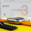ساعة ذكية X10 Ultra 3 بشاشة منحنية تدعم الاوضاع الرياضة واللغة العربية