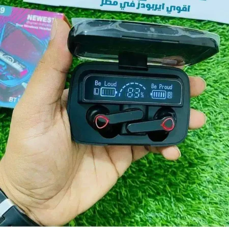 سماعة بلوتوث M19 بشاشة ديجيتال وعزل كامل وصوت نقي