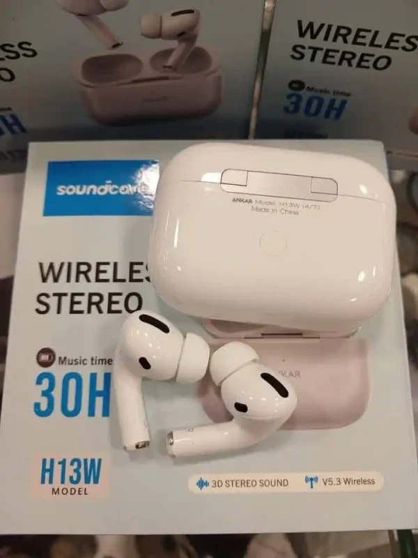 سماعة بلوتوث Soundcare H13W بصوت ستيريو ثلاثي الابعاد