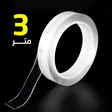 شريط لاصق دابل فيس قوي مقاوم للمياه ومتعدد الاستخدام عرض 3 قطع