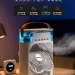 مروحة تكييف محمولة متعددة الاستخدام تعمل بالثلج والـ USB