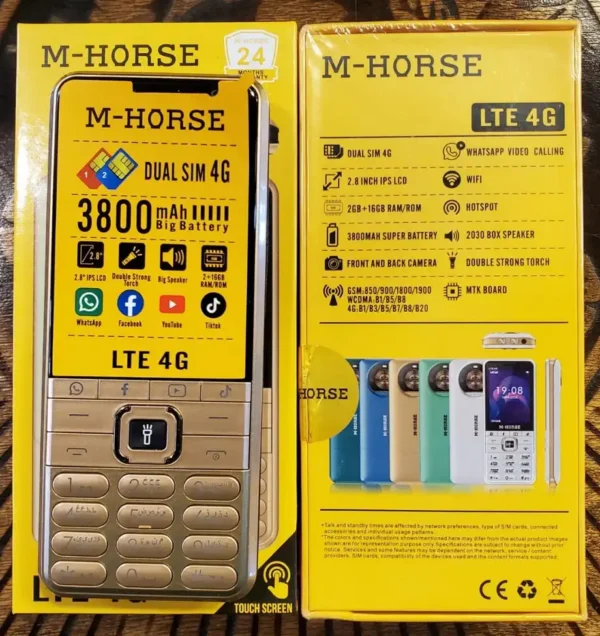 موبايل ام هورس تاتش وزراير بنظام اندرويد M-HORSE LTE 4G