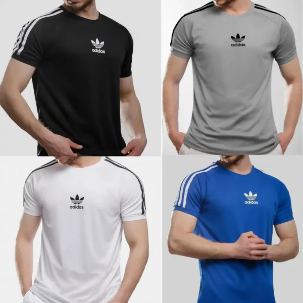 تيشيرت اديداس كلوز ماش DRI-FIT قطن ناعم ومضاد للبكتيريا