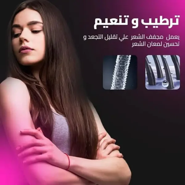 جهاز تصفيف الشعر استشوار مكواه فرشاه تجعيد من هوم جولد HG-906