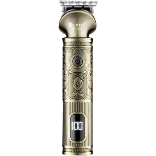 ماكينة حلاقة كيمي KM-1635 للشعر واللحية تعمل بالشحن بشاشة LCD