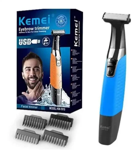 ماكينة حلاقة كيمي للرجال لحلاقة وتنعيم احترافي Kemei KM-1910
