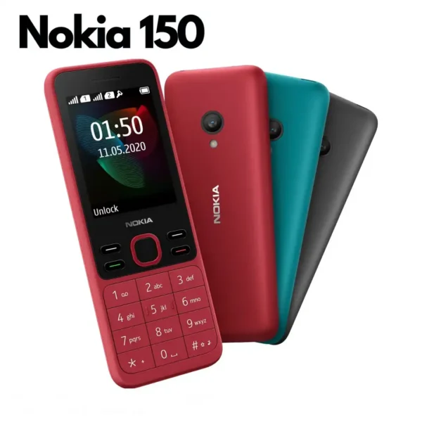 موبايل نوكيا 150 بطارية تدوم طويلا وكاميرا وفلاش ومشغل MP3