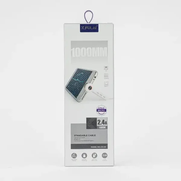 وصلة شاحن متعددة الاستخدام Type-C بحامل وشحن سريع واضاءة LED
