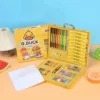 شنطة تلوين متكاملة G.DUCK عدد 56 قطعة بتصميم جذاب وخامات آمنة
