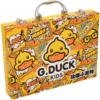 شنطة تلوين متكاملة G.DUCK عدد 56 قطعة بتصميم جذاب وخامات آمنة