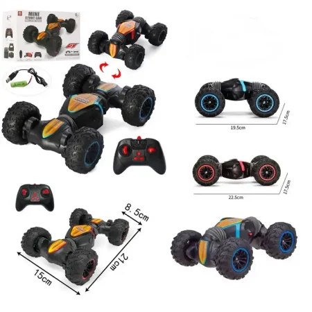 عربية شقية بريموت كنترول Stunt Car Ultra بعجلات كبيرة وساعة تحكم ذكية (3) عربية شقية بريموت كنترول Stunt Car Ultra بعجلات كبيرة وساعة تحكم ذكية