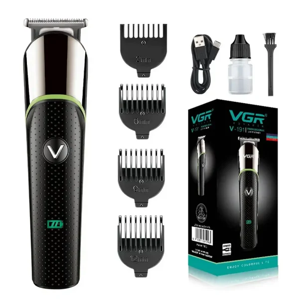 ماكينة حلاقة VGR V-191 للشعر واللحية بشفرات ستانلس وشحن سريع ماكينة حلاقة VGR V-191 للشعر واللحية بشفرات ستانلس وشحن سريع