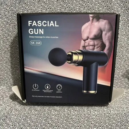 جهاز مساج كهربائي للاسترخاء Fascial Gun SK-368 مع بطارية قوية جهاز مساج كهربائي للاسترخاء Fascial Gun SK-368 مع بطارية قوية