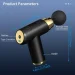 جهاز مساج كهربائي للاسترخاء Fascial Gun SK-368 مع بطارية قوية جهاز مساج كهربائي للاسترخاء Fascial Gun SK-368 مع بطارية قوية