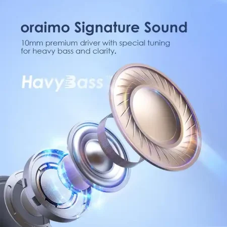 سماعات ألعاب بلوتوث Oraimo FreePods Lite منخفضة التأخير وصوت سماعات ألعاب بلوتوث Oraimo FreePods Lite منخفضة التأخير وصوت