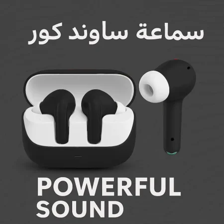 سماعة ساوند كور R90i سماعة بلوتوث لاسلكية بصوت نقي وقوي