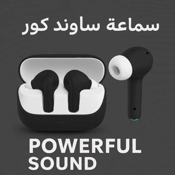 سماعة ساوند كور R90i سماعة بلوتوث لاسلكية بصوت نقي وقوي