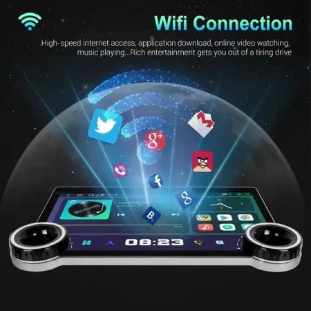 شاشة سمارت للسيارة 10 بوصة | شاشة اندرويد و CarPlay بمواصفات 32G/2RAM