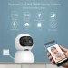 كاميرا مراقبة ذكية بانورامية 1080P كاميرا Ip واي فاي بعدسة مزدوجة