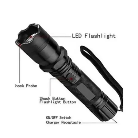 كشاف وصاعق كهربائي Year Ultra Light للحماية والدفاع عن النفس