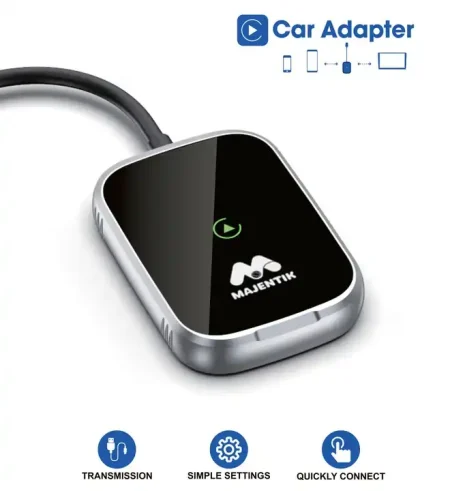 مشغل كار بلاي واندرويد اوتو لاسلكي محول Carplay و Android Auto للسيارة مشغل كار بلاي واندرويد اوتو لاسلكي محول Carplay و Android Auto للسيارة