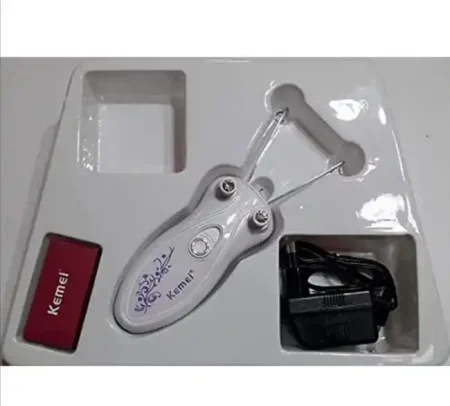 جهاز ازالة شعر الوجه كيمي KM-302B تصميم مدمج وفعال جهاز ازالة شعر الوجه كيمي KM-302B تصميم مدمج وفعال