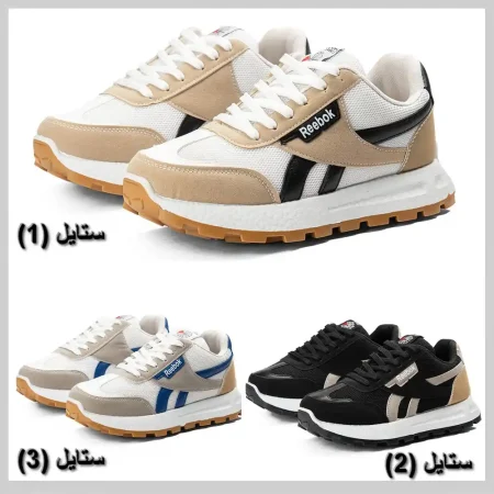 حذاء ريبوك Reebok رجالي شبك وجلد فاخر بنعل PVC مريح حذاء ريبوك Reebok رجالي شبك وجلد فاخر بنعل PVC مريح