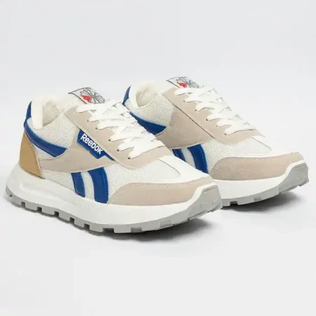 حذاء ريبوك Reebok رجالي شبك وجلد فاخر بنعل PVC مريح حذاء ريبوك Reebok رجالي شبك وجلد فاخر بنعل PVC مريح