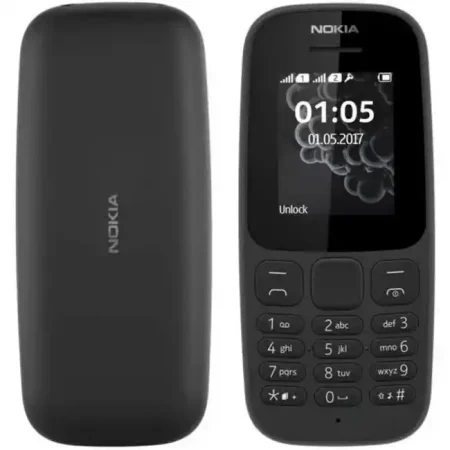 موبايل نوكيا 105 Dual SIM شريحتين بطارية طويلة شبكة 2G