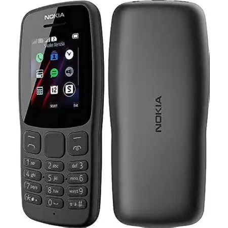 موبايل نوكيا 106 Dual SIM شريحتين بطارية طويلة شبكة 2G موبايل نوكيا 106 Dual SIM شريحتين بطارية طويلة شبكة 2G