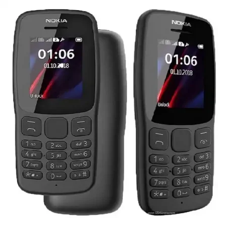 موبايل نوكيا 106 Dual SIM شريحتين بطارية طويلة شبكة 2G موبايل نوكيا 106 Dual SIM شريحتين بطارية طويلة شبكة 2G