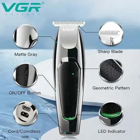 ماكينة حلاقة VGR V030 للشعر واللحية احترافية ماكينة حلاقة VGR V030 للشعر واللحية احترافية